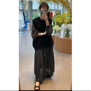 machatt マチャット dot long dress ブラック(ロングワンピース/マキシワンピース)