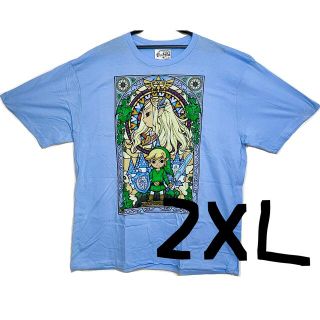 ニンテンドウ(任天堂)の【ゼルダの伝説】ステンドグラス風　Tシャツ(Tシャツ/カットソー(半袖/袖なし))