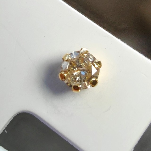 No.755 K18YGダイヤモンド 0.40ct 6
