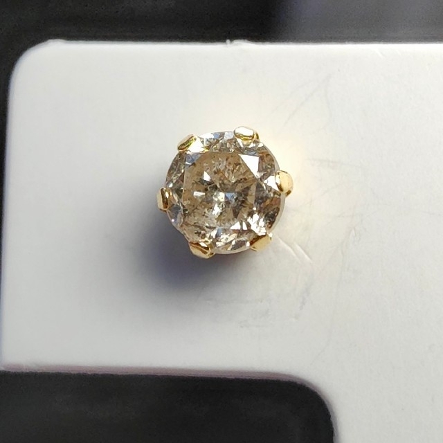 No.755 K18YGダイヤモンド 0.40ct 9