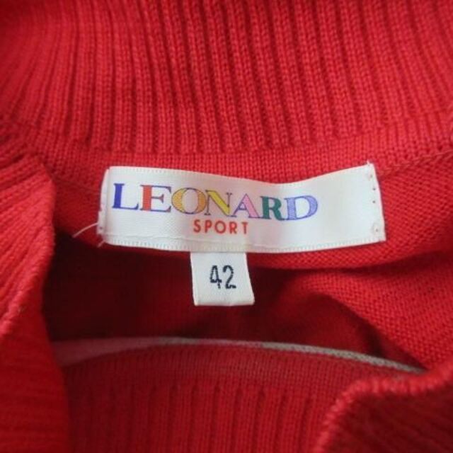 LEONARD(レオナール)の定価約5万円 19AW レオナール フルーツ ニット セーター LEONARD レディースのトップス(ニット/セーター)の商品写真