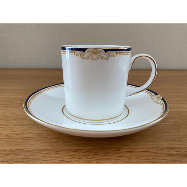 WEDGWOOD(ウェッジウッド)の【美品】ウェッジウッド キャベンディッシュ　カップ&ソーサー２客 インテリア/住まい/日用品のキッチン/食器(食器)の商品写真