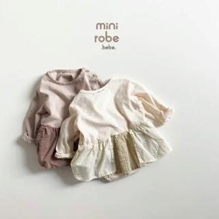 mini robe ロンＴ 90cm アイボリー(Tシャツ/カットソー)