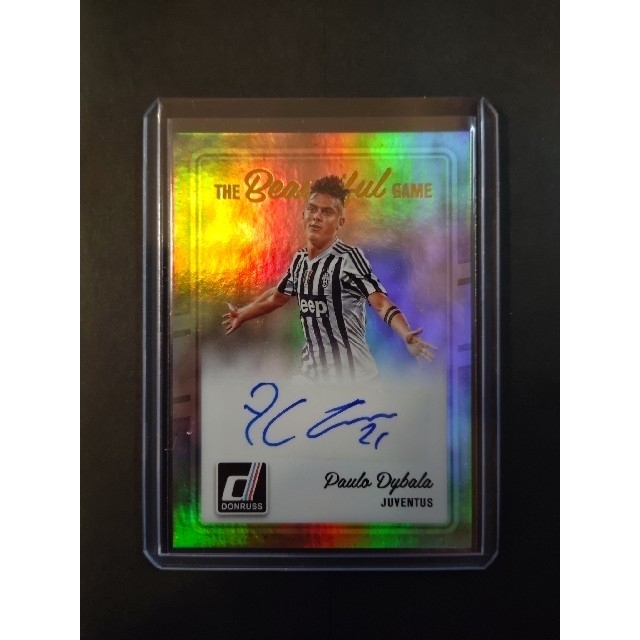 パウロ・ディバラ ユヴェントス 直筆サインカード panini auto 本物