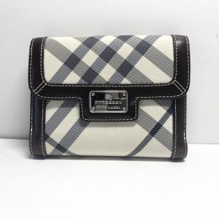 バーバリーブルーレーベル(BURBERRY BLUE LABEL)のバーバリーブルーレーベル Wホック財布 -(財布)