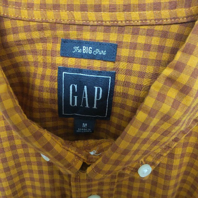 GAP(ギャップ)の【フォロー割り引き済み】OLD　GAP　 ギンガムチェックシャツ　BDシャツ メンズのトップス(シャツ)の商品写真