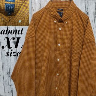 ギャップ(GAP)の【フォロー割り引き済み】OLD　GAP　 ギンガムチェックシャツ　BDシャツ(シャツ)