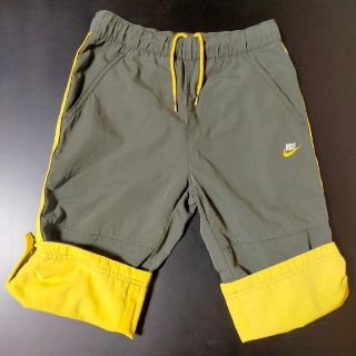 ナイキ(NIKE)のキッズ NIKE パンツ　カーキ✕黄(パンツ/スパッツ)