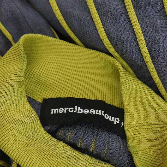 mercibeaucoup(メルシーボークー)のメルシーボークー ニット セーター ストライプ ボトルネック 長袖 1 レディースのトップス(ニット/セーター)の商品写真
