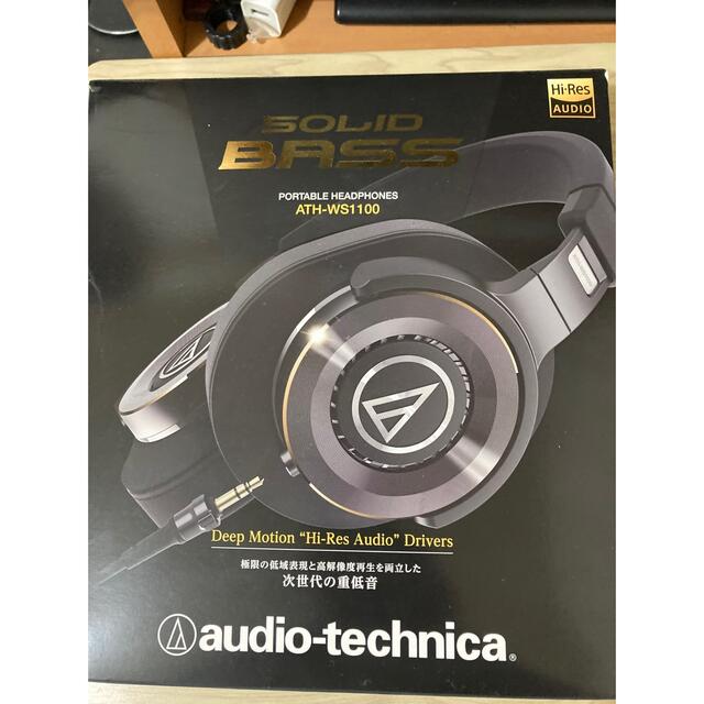audio-technica ヘッドホン SOLID BASS ATH-WS11 - ヘッドフォン