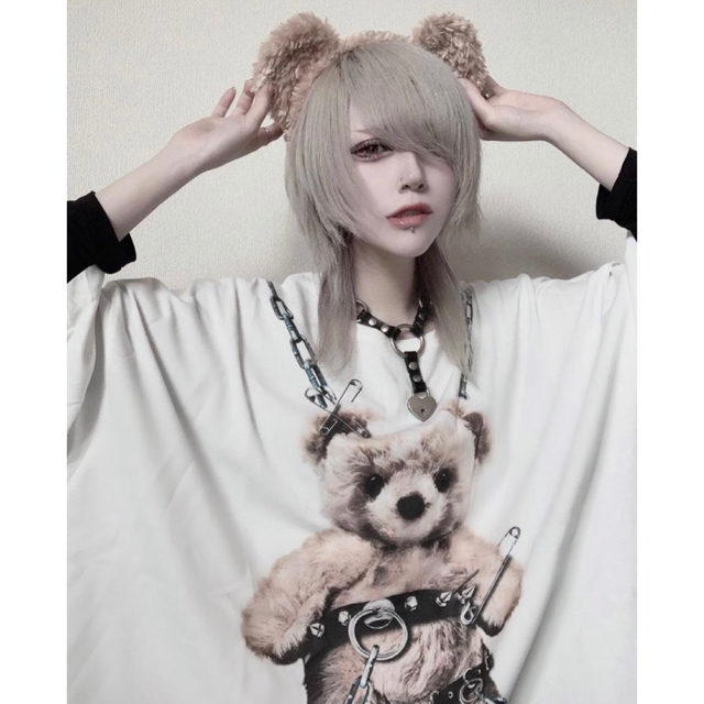 MILKBOY - Amilige Bear BIG くま Tシャツ 半袖 Tシャツ MILKBOY - Amilige Bear BIG くま Tシャツ 半袖 Tシャツ