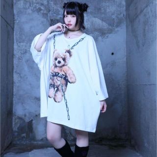 ミルクボーイ(MILKBOY)のAmilige Bear BIG くま　Tシャツ  半袖 Tシャツ　アミリージュ(Tシャツ/カットソー(半袖/袖なし))