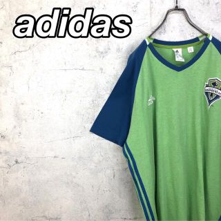 アディダス(adidas)の希少 90s アディダス Tシャツ 刺繍ロゴ ビッグシルエット 美品(Tシャツ/カットソー(半袖/袖なし))