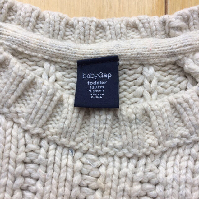 babyGAP(ベビーギャップ)のbaby Gap 厚手ニット キッズ/ベビー/マタニティのキッズ服女の子用(90cm~)(ニット)の商品写真