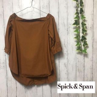 スピックアンドスパン(Spick & Span)のspick & span スピック　アンド　スパン　ブラウス　オフィスカジュアル(シャツ/ブラウス(半袖/袖なし))