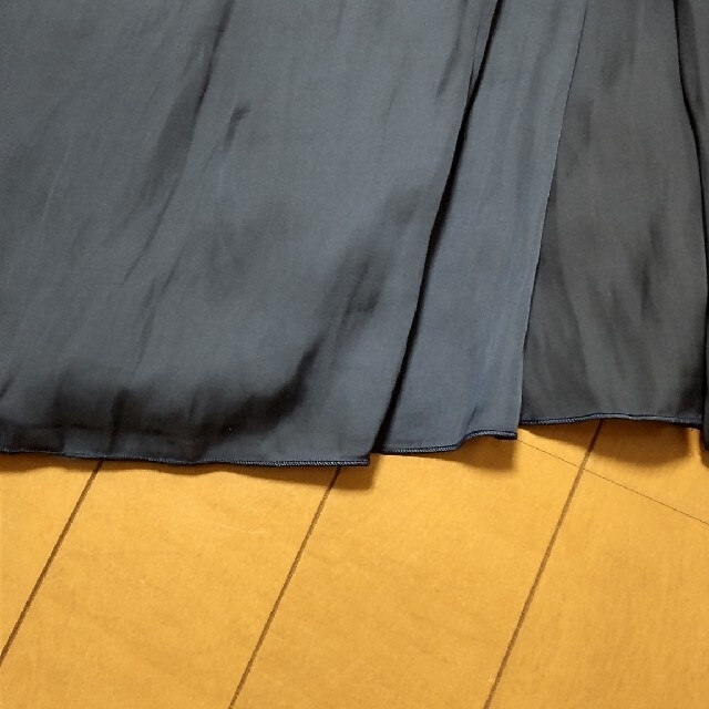 Spick & Span(スピックアンドスパン)の美品スピックアンドスパンサテンプリーツスカート ロングスカート レディースのスカート(ロングスカート)の商品写真