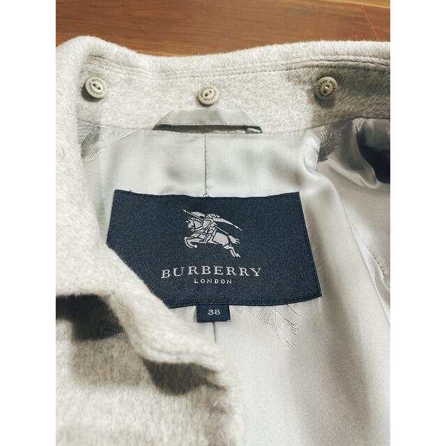 ジャケット BURBERRY ファー付 ロングコート.の通販 by shop ...