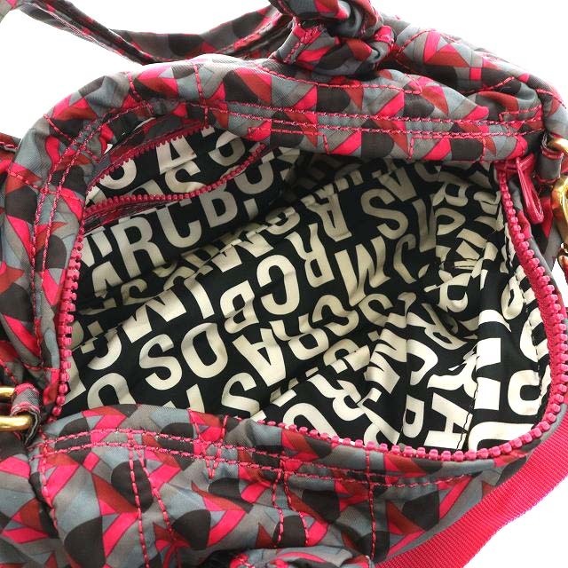 MARC BY MARC JACOBS(マークバイマークジェイコブス)のマークバイマークジェイコブス ショルダーバッグ ハンドバッグ ピンク グレー レディースのバッグ(ショルダーバッグ)の商品写真