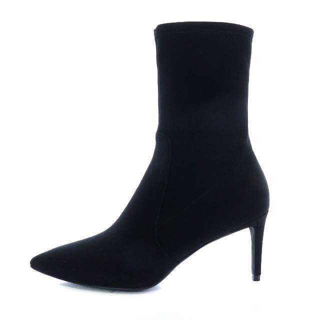 全品送料無料 Stuart Weitzman スエードブーツ 新品 39 黒 レア