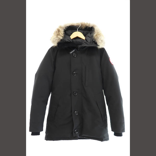 CANADA GOOSE(カナダグース)のカナダグース ジャスパー パーカー ダウン ジャケット 3438JM S 黒 メンズのジャケット/アウター(ダウンジャケット)の商品写真