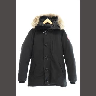 カナダグース(CANADA GOOSE)のカナダグース ジャスパー パーカー ダウン ジャケット 3438JM S 黒(ダウンジャケット)