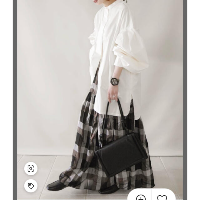 TODAYFUL シャンブレーチェックスカート いいスタイル 9600円引き