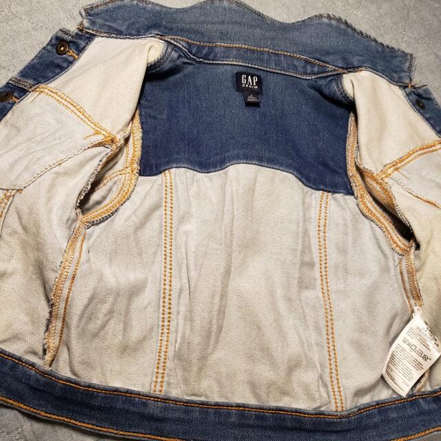 GAP Kids(ギャップキッズ)のジージャン デニムジャケット 子供 キッズ ジャケット 上着 アウター キッズ/ベビー/マタニティのキッズ服女の子用(90cm~)(ジャケット/上着)の商品写真