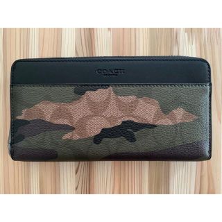 COACH長財布F87189迷彩柄　新品未使用品(財布)