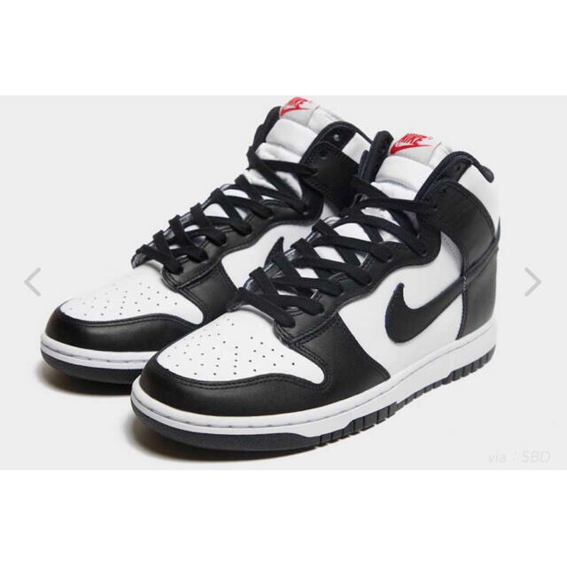 ★24cm NIKE WMNS DUNK パンダ ダンク ハイ