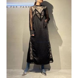 アメリヴィンテージ(Ameri VINTAGE)のAmeri VINTAGE UND LACE TRIMMING DRESS(ロングドレス)