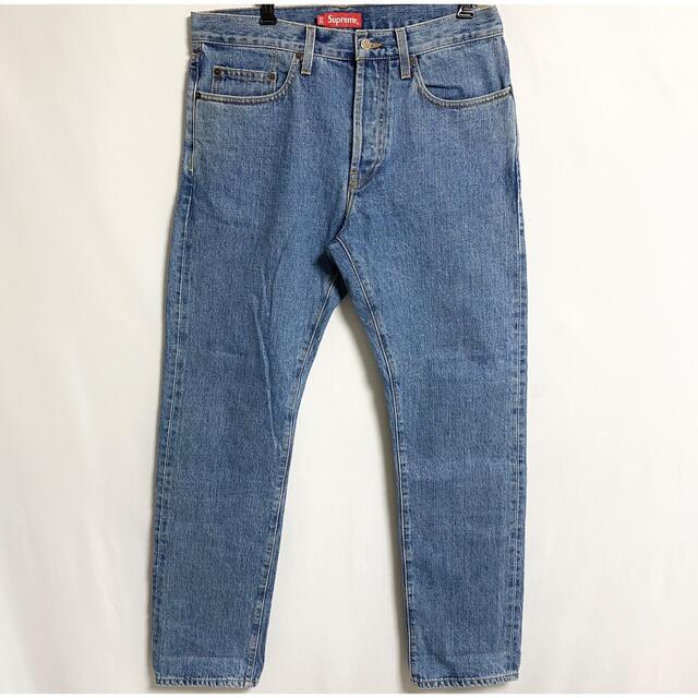 Supreme stone washed slim jean 32