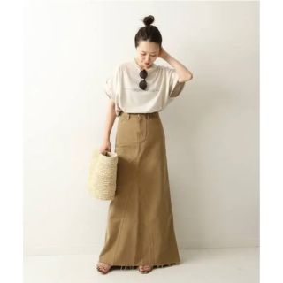 プラージュ(Plage)の【美品】plage◆ヘルシーデニムマキシスカート 34(ロングスカート)