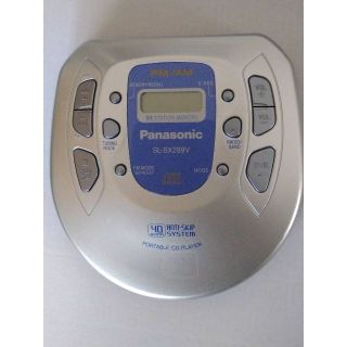 パナソニック(Panasonic)の【ジャンク】panasonic ポータブルCDプレーヤー　SL-SX289V(ポータブルプレーヤー)