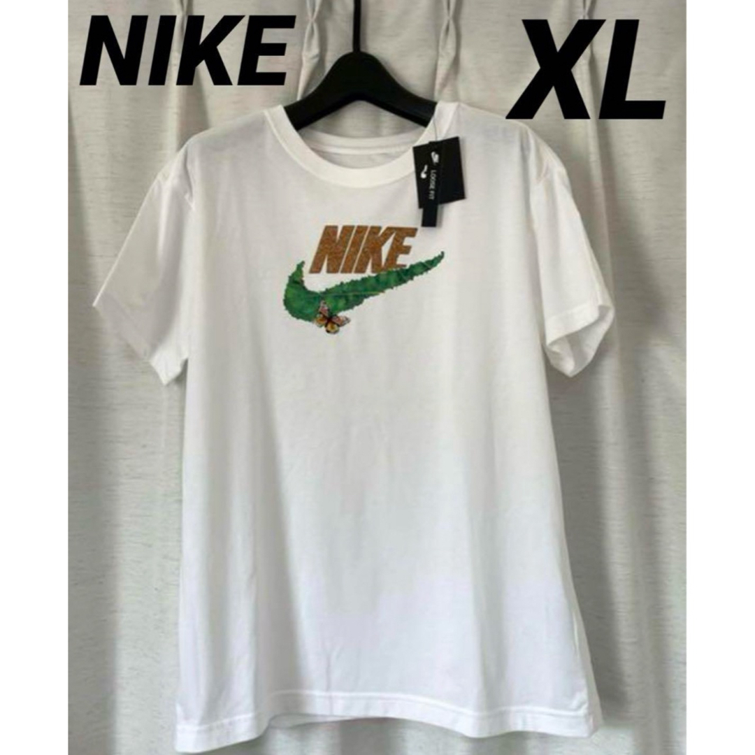 NIKE(ナイキ)の☆新品☆ ナイキ　レディース　Tシャツ　swoosh XLサイズ レディースのトップス(Tシャツ(半袖/袖なし))の商品写真