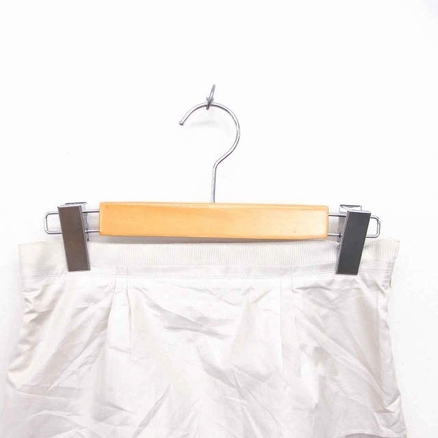 JUSGLITTY(ジャスグリッティー)のジャスグリッティー 台形 スカート ティアード ミニ サイドジップ 2 薄茶 レディースのスカート(ミニスカート)の商品写真