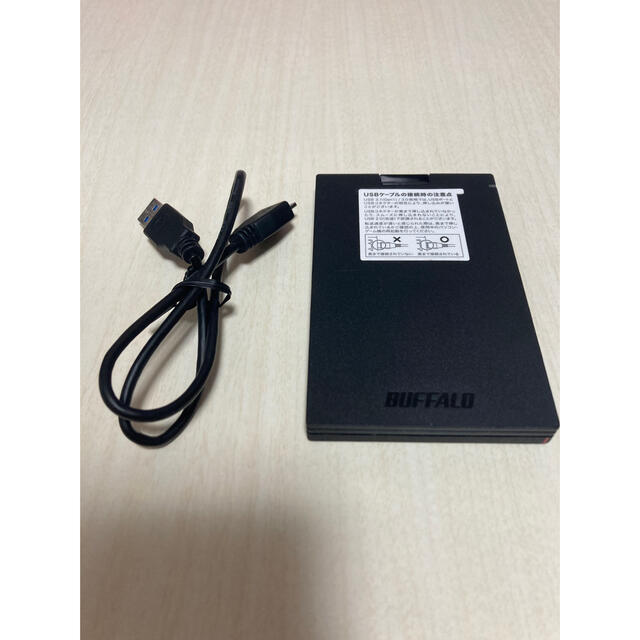 Buffalo(バッファロー)のBUFFALO ポータブルSSD 480GB SSD-PG480U3-B/NL エンタメ/ホビーのゲームソフト/ゲーム機本体(その他)の商品写真