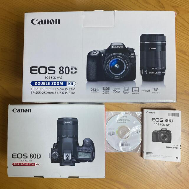 Canon EOS 80D (W) Wズームキット