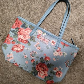 キャスキッドソン(Cath Kidston)の未使用品 キャスキッドソン トートバッグ フラワー ライトブルー(トートバッグ)