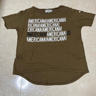 アメリカーナ(AMERICANA)のお値下げAmericana カーキTシャツ(Tシャツ(半袖/袖なし))