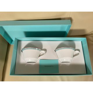 ティファニー(Tiffany & Co.)のティファニー　ティーカップ　ソーサー　セット(グラス/カップ)