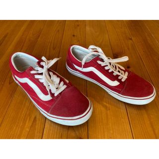 ヴァンズ(VANS)のVANS オールドスクール　赤　26.5cm(スニーカー)