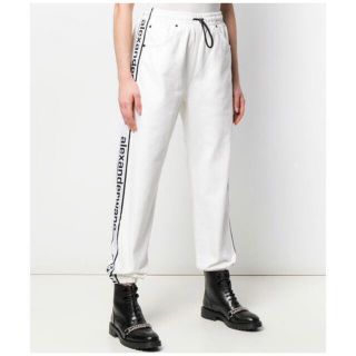 アレキサンダーワン　ハイライズロゴデニムジーンズALEXANDERWANG