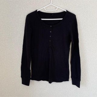 ユニクロ(UNIQLO)のワッフルヘンリーネックT(Tシャツ(長袖/七分))