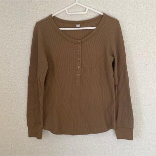 ユニクロ(UNIQLO)のワッフルヘンリーネックT(Tシャツ(長袖/七分))