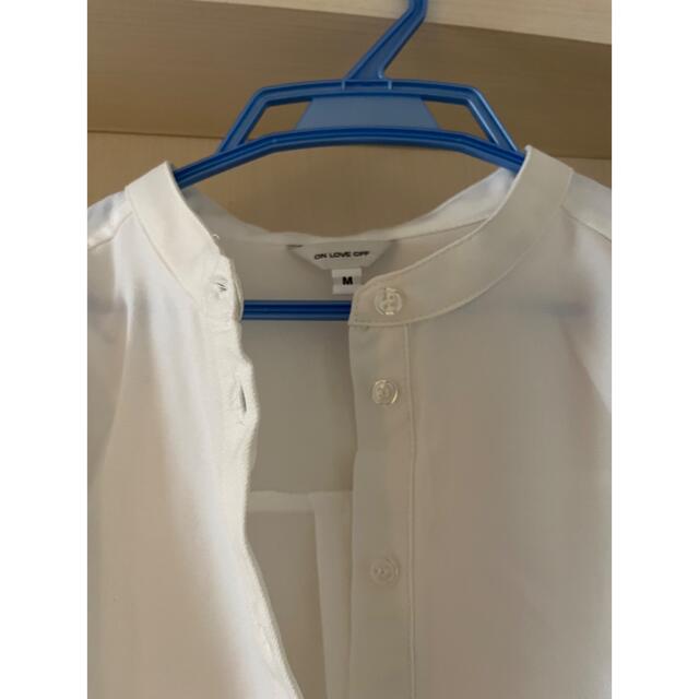 白シャツ未使用 レディースのトップス(シャツ/ブラウス(長袖/七分))の商品写真