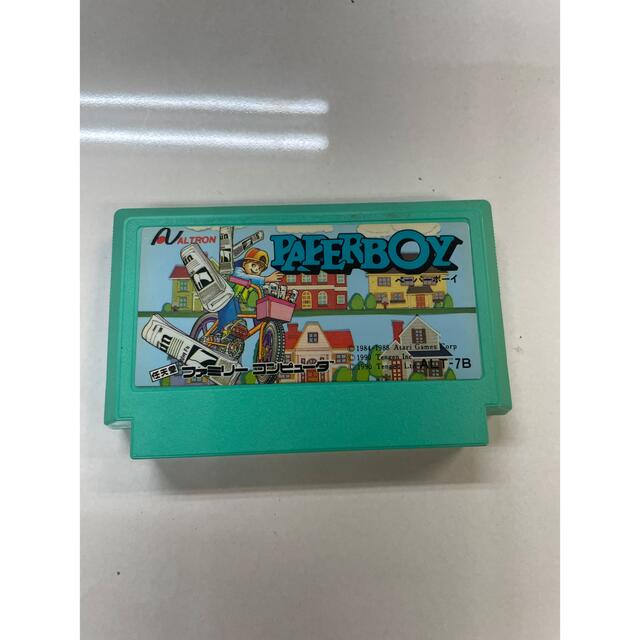ファミリーコンピュータ - ファミコンソフト ペーパーボーイ PAPERBOY
