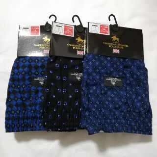 LL 6枚セット POLO プリントトランクス 前開き 綿100％ メンズ B(トランクス)