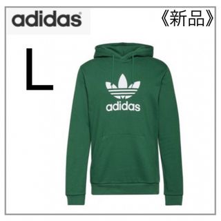 アディダス(adidas)のフーディー L緑 TREFOIL HOODIE・adidas(パーカー)