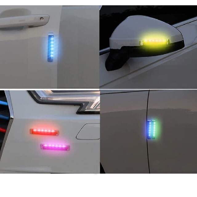 LED ソーラーイルミネーション 車用 LEDライト  自動車/バイクの自動車(車内アクセサリ)の商品写真