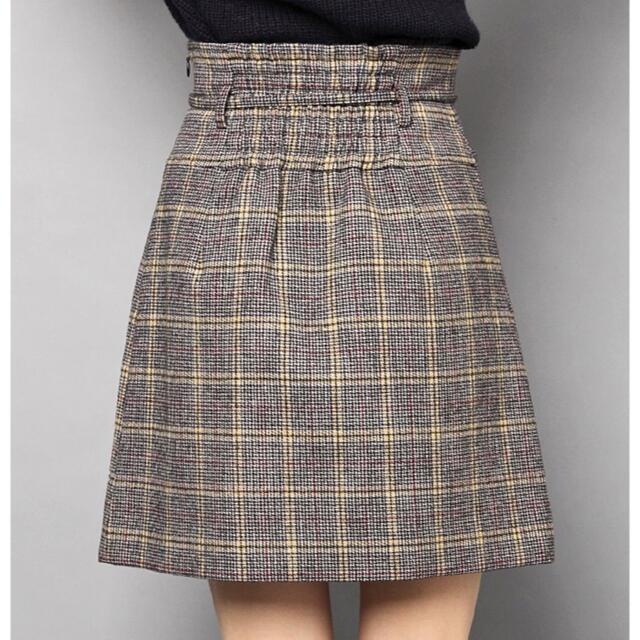 Lily Brown(リリーブラウン)のLily Brown(リリー ブラウン)チェック台形スカート レディースのスカート(ミニスカート)の商品写真